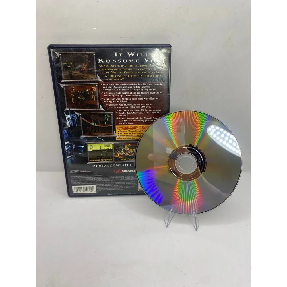 Mortal Kombat Deception Premium Pack Sub Z PlayStation 2 PS2